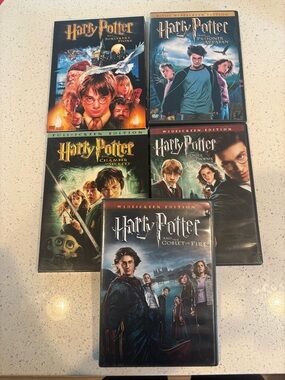 Harry Potter DVD Movie Collection - Assorted Covers set of 5